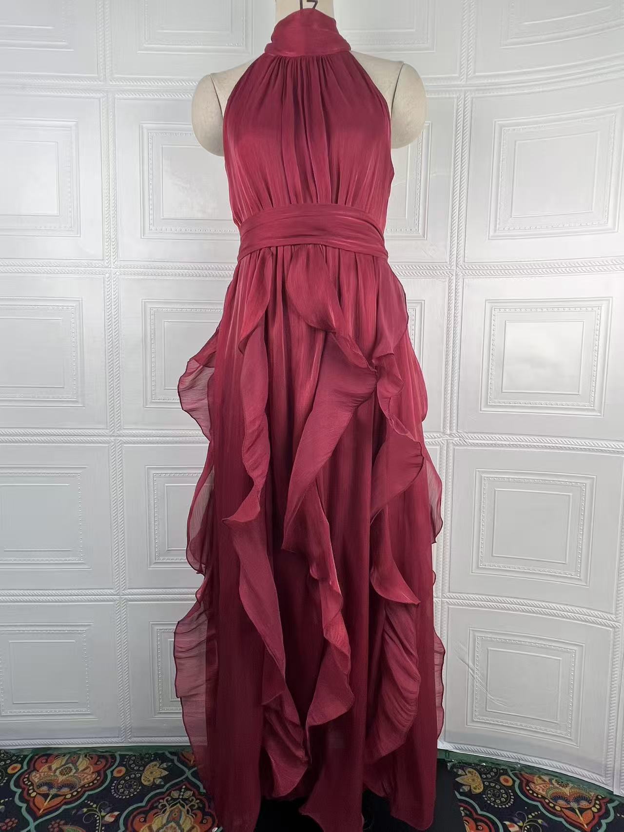 New  Elegant Irregular Layered Cake Dress