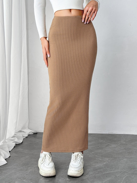 Maxi Knit Wrap Skirt - Dash Trend 